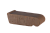 20.201310L Керамический подоконник маленький - дом фасад Lode Brunis коричневый 225*88*60 мм