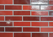 PRO-18-mix1 Глазурованная клинкерная фасадная плитка под кирпич ral 3001 240x71x10 мм