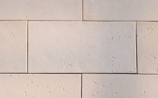 Травертин-1 Искусственный камень плитка для навесного вент фасада без расшивки шва  200X400X24 мм