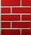 Глазурованная клинкерная фасадная плитка под кирпич ABC Rot 330 красная, 240*52*10 мм