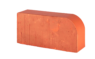 12.101115L Кирпич радиусный полнотелый красный Lode JANKA F15 гладкий, 250*120*65 мм